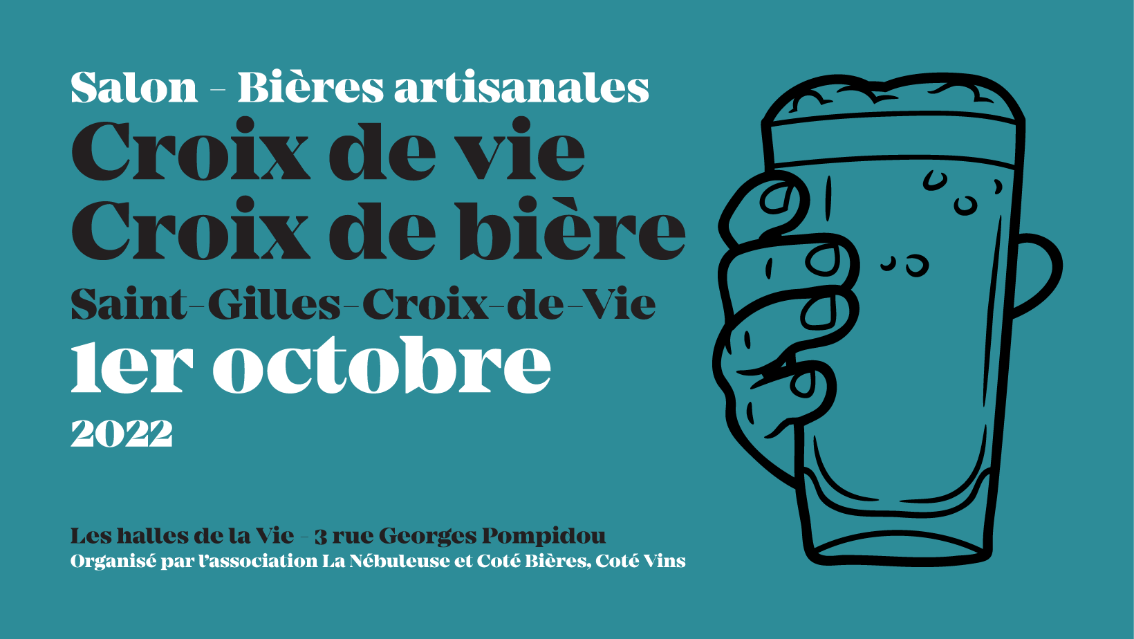 Salon de la bière artisanale Saint-Gilles-Croix-de-Vie croix de vie croix de bière samedi 1er octobre 2022